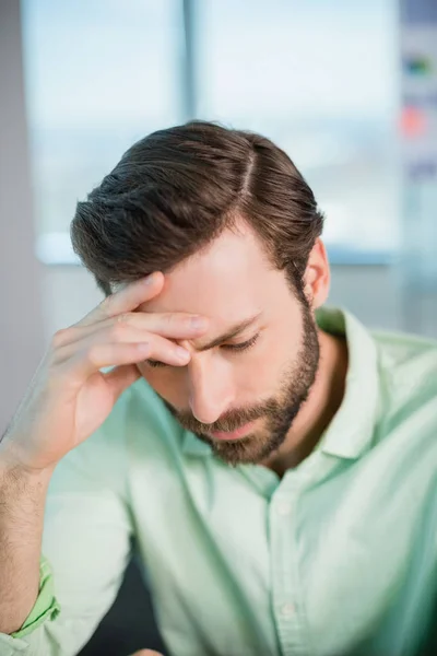 Tense business executive — Stock Photo, Image