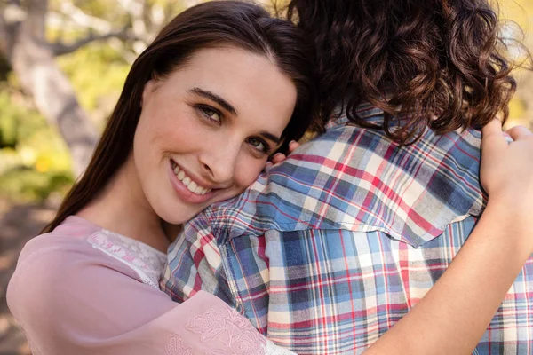 Young couple embracing each other — Stock Photo, Image