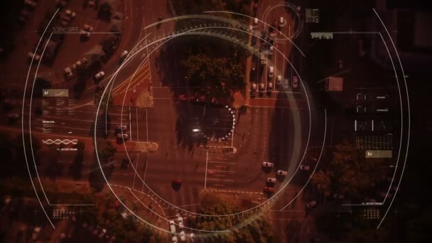 Vidéo composite numérique d'ariel target — Video