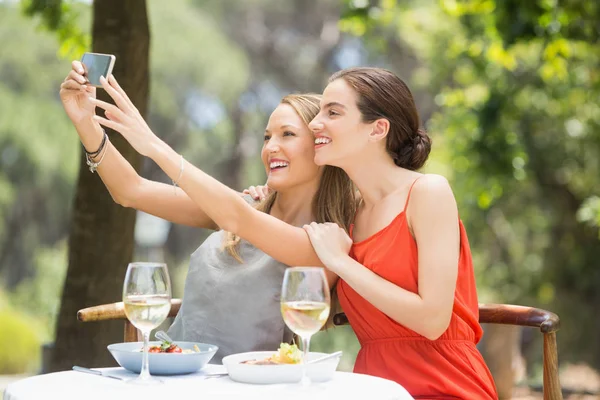 행복 한 친구는 selfie를 복용 — 스톡 사진