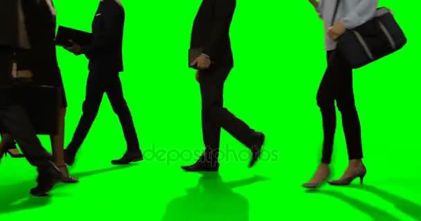 ビジネスマンを歩くと様々 な活動を行う — ストック動画