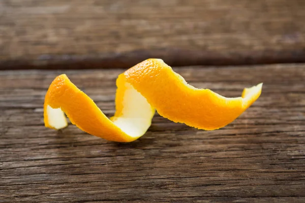 Közelkép spirál narancs héja — Stock Fotó