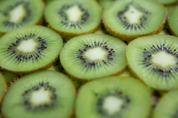 Full frame of kiwi slices — Stock Photo, Image