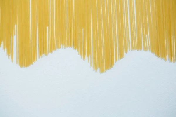 Spaghetti pasta on white background — Stock Photo, Image