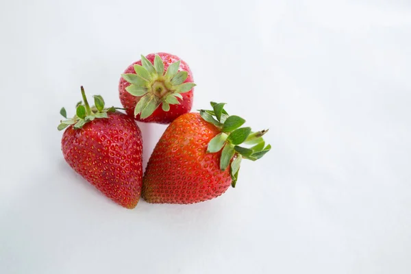 Primer plano de fresas frescas —  Fotos de Stock