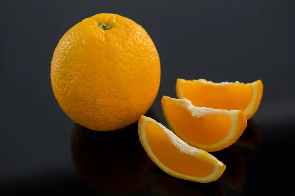 Närbild av orange bitar — Stockfoto