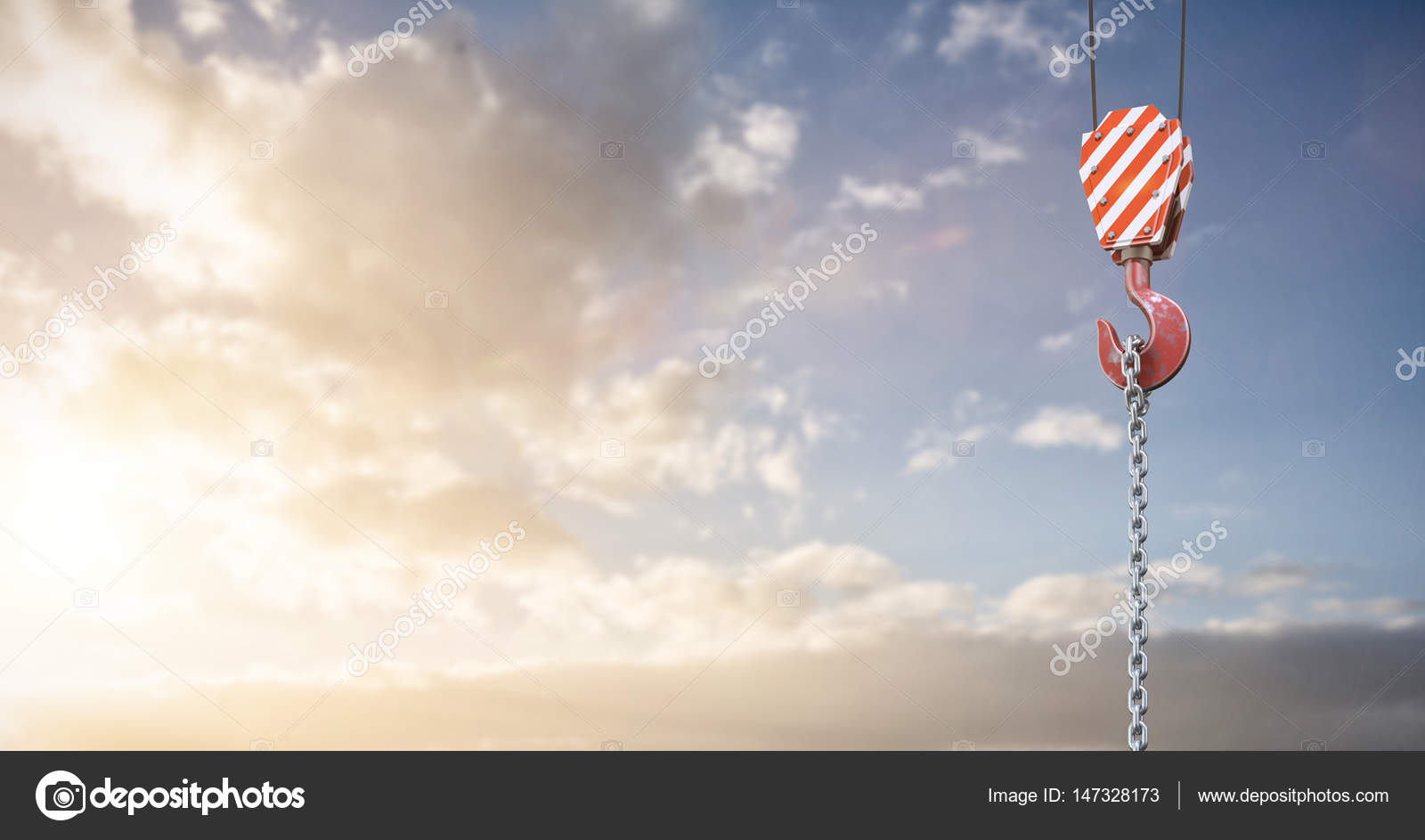 Studio shoot of a crane Stock Photo by ©Wavebreakmedia 147328173