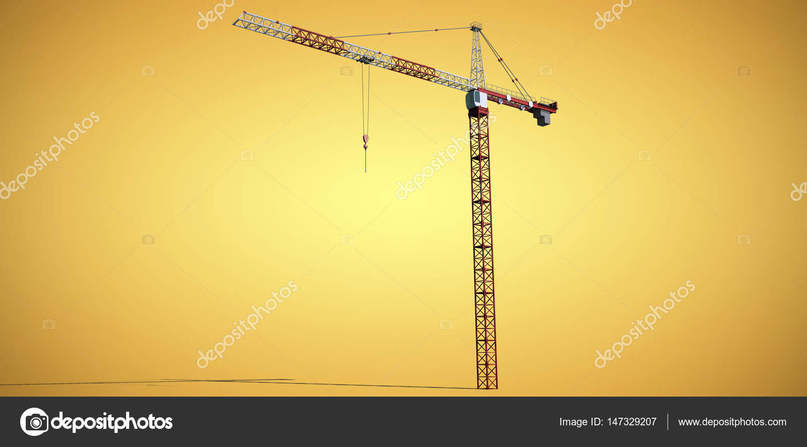 Studio shoot of a crane Stock Photo by ©Wavebreakmedia 147329207