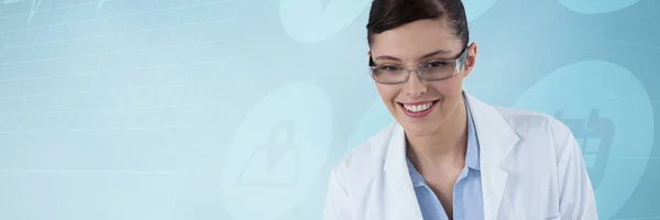 Doctora sonriendo — Foto de Stock