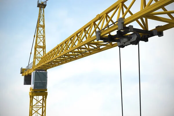 Composite image of studio shoot of a crane — Stock Photo, Image