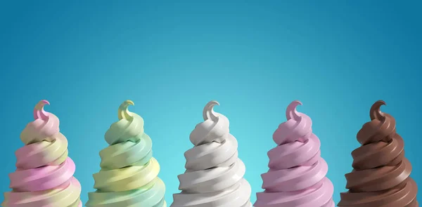 Cupcake dolci colorati — Foto Stock