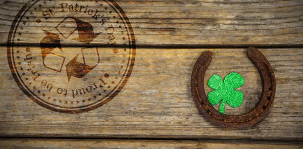 St Patrick Day with recycling symbol — Stock Photo, Image
