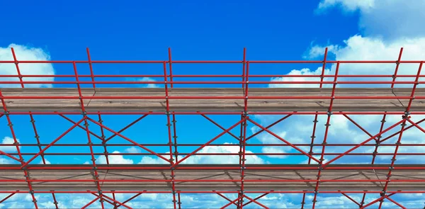 Strouhání mostní konstrukce — Stock fotografie