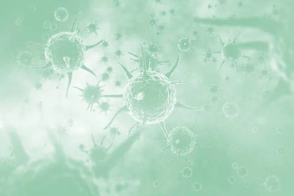 Composite image of virus — Stock Photo, Image