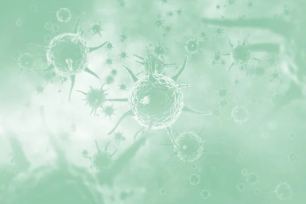 Image composite du virus 3d — Photo