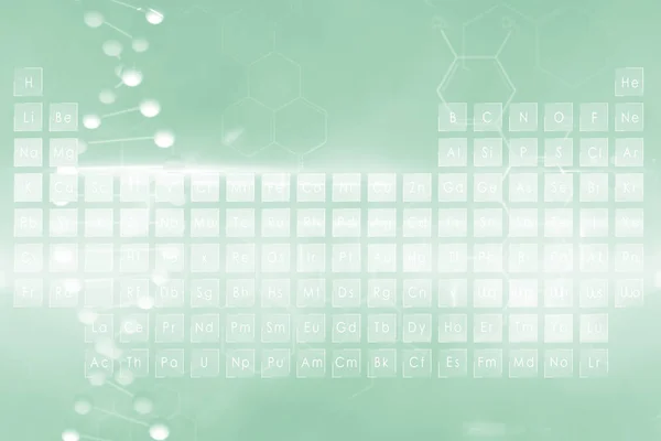 Digitala klaviaturen med dna-molekylen — Stockfoto