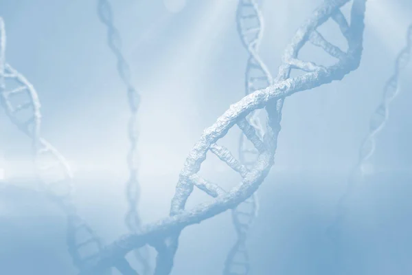 DNA molekylen dubbelspiral — Stockfoto
