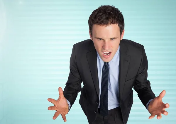 Composite of Stressed man — Stock Photo, Image