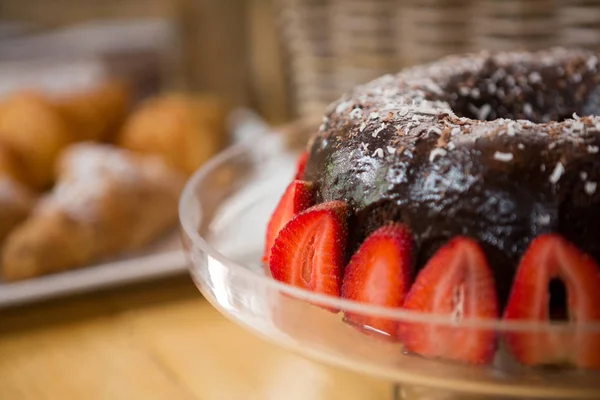 Pastel Bundt en la cafetería — Foto de Stock