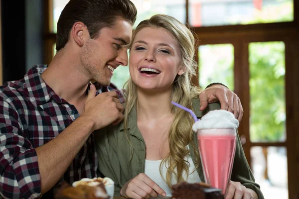 Romantic couple spending quality time — Stock Photo, Image