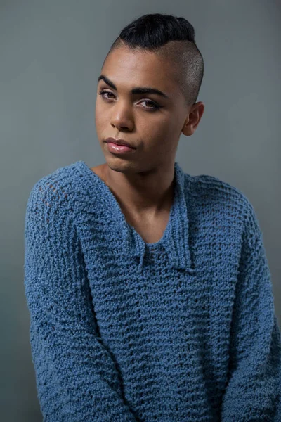 Portret transseksualistki — Zdjęcie stockowe