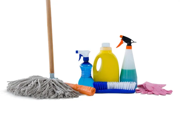 Mop by cleaning equipment — Stock Photo, Image