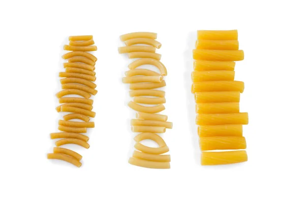High angle view of raw pasta — Stock Photo, Image
