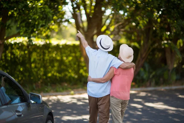 Senior couple spending leisure time — Stock Photo, Image