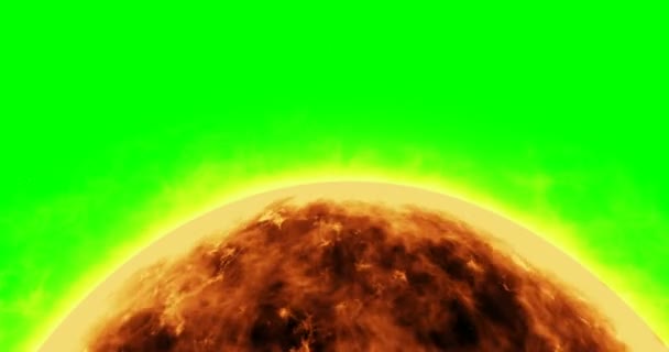 Крупный план солнца — стоковое видео