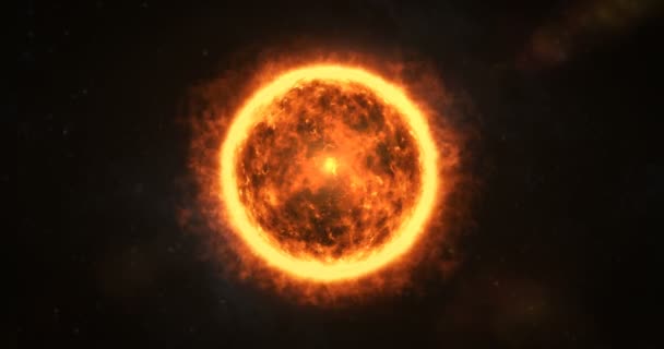太阳的特写镜头 — 图库视频影像