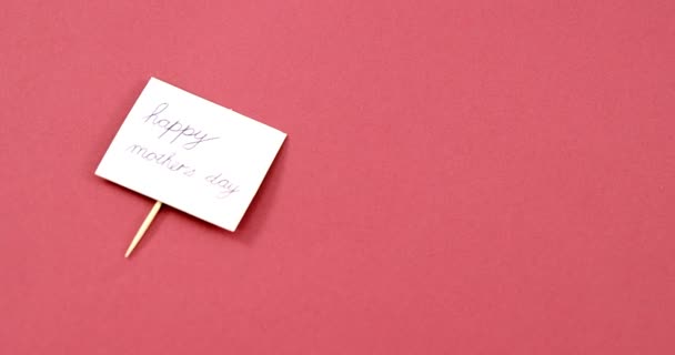 Happy mother day card — Stock Video