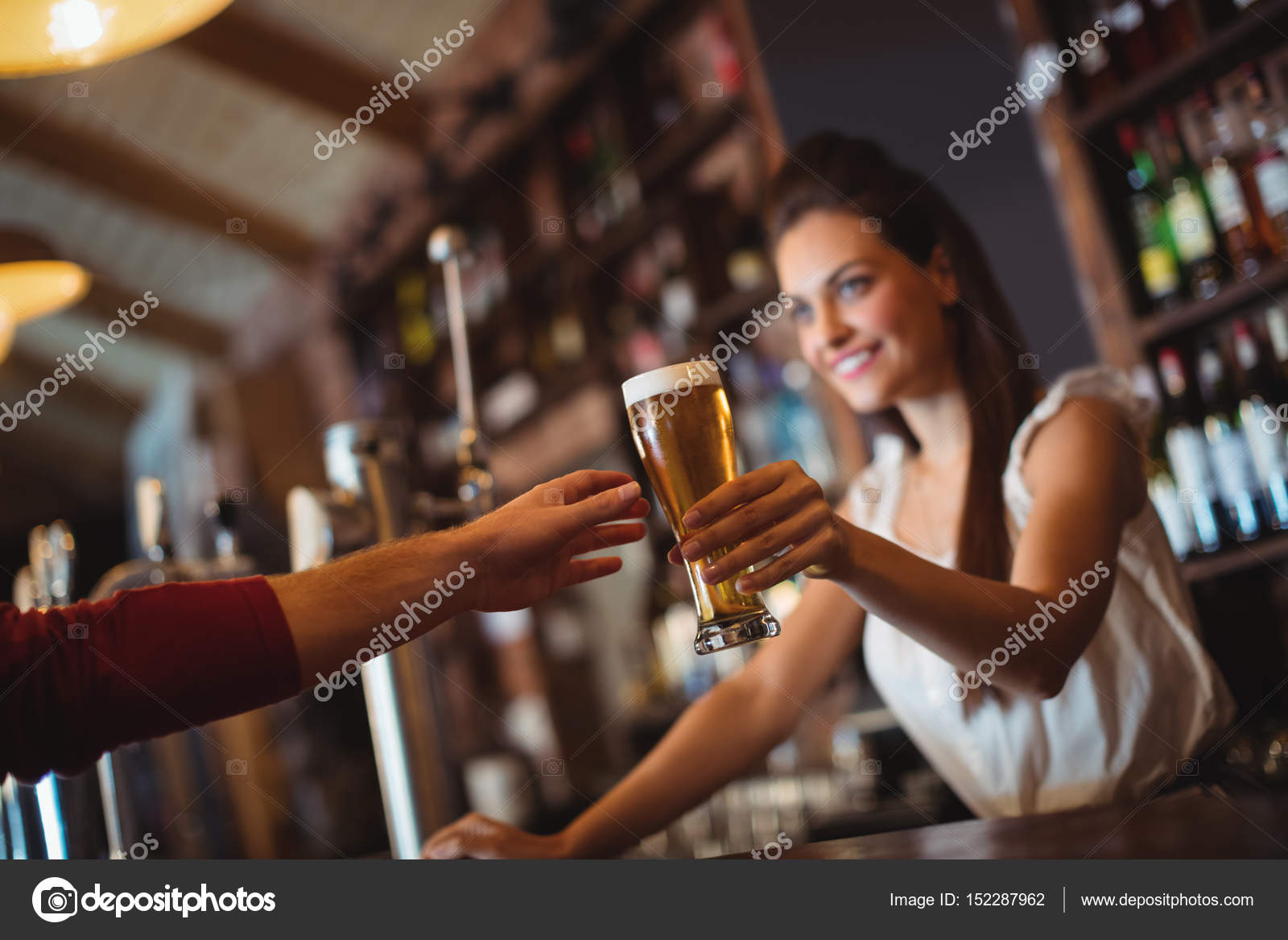 Bartender Cleavage