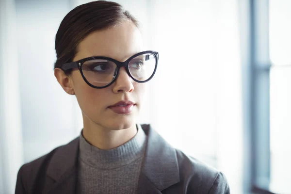 Counselor in glasses at office — Stock Photo, Image