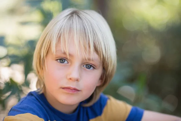 Close up portrait of cute little boy — Stock Photo, Image