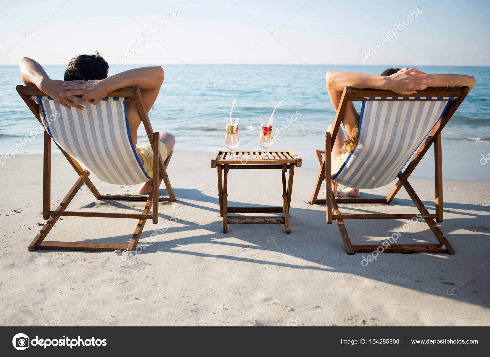 lounge chair on beach
