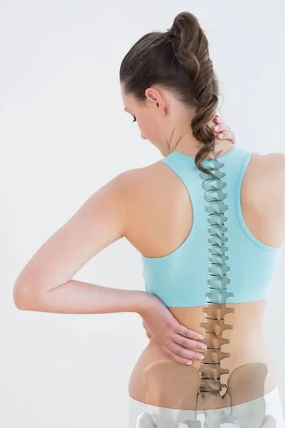 Kobiety cierpiące na ból mięśni — Zdjęcie stockowe