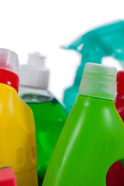 Varias botellas de detergente — Foto de Stock
