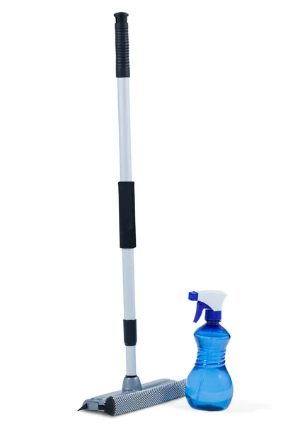 Mop with cleaning spray bottle — Stock Photo, Image