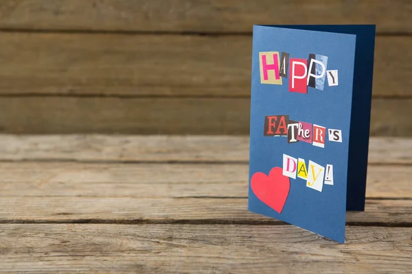 幸せなお父さんの日の挨拶カード — ストック写真