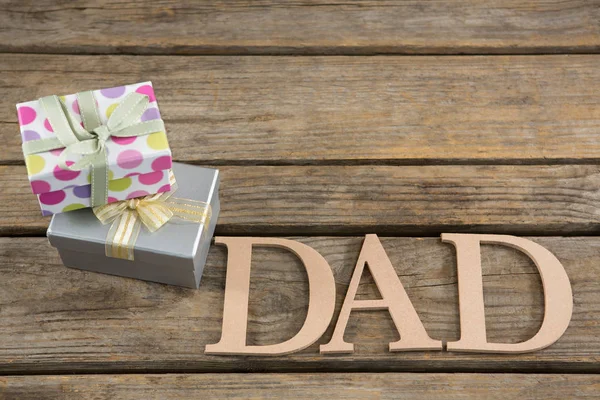 Papa vakken voor tekst en cadeau — Stockfoto