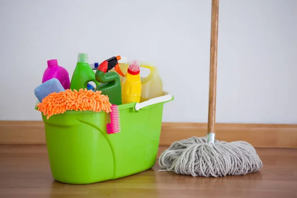 Mop and cleaning equipment — Stock Photo, Image