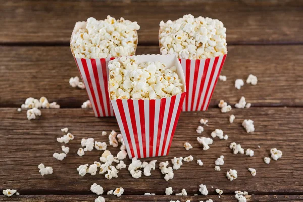 Popcorn arranged with 4th july theme — Stock Photo, Image