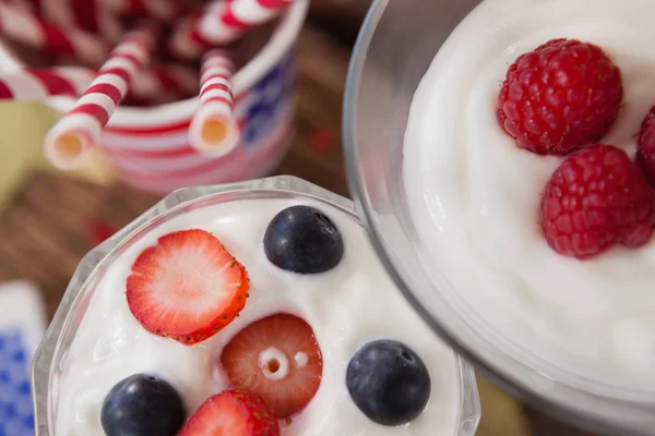 Helado de frutas con tema del 4 de julio — Foto de Stock