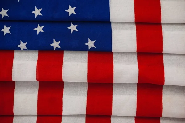 Vollrahmen einer amerikanischen Flagge — Stockfoto