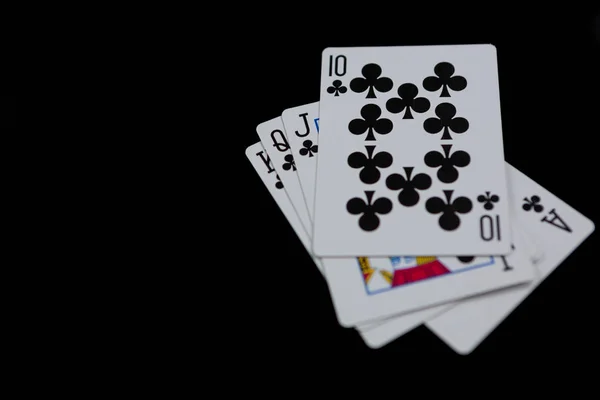 Клуби гральних карт — стокове фото