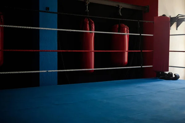 Anel de boxe vazio — Fotografia de Stock