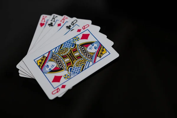 Oyun yüz kartları — Stok fotoğraf