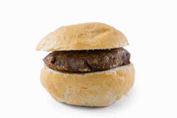 Semplice delizioso hamburger — Foto Stock