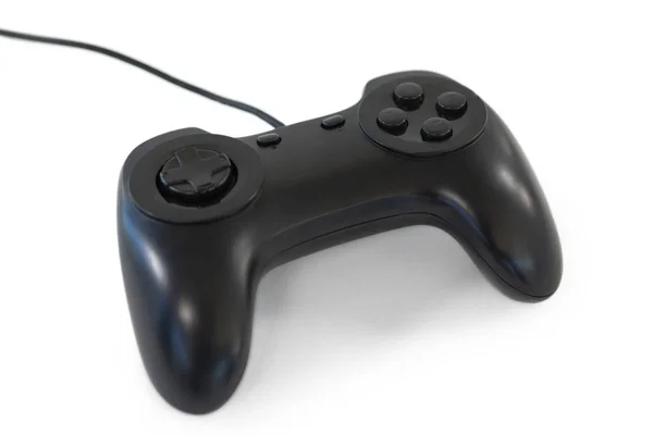 Παίζοντας Joystick σε λευκό — Φωτογραφία Αρχείου