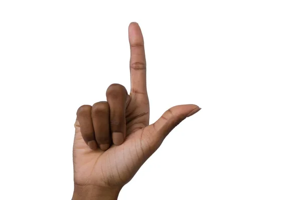 El gösteren işaret parmağı — Stok fotoğraf